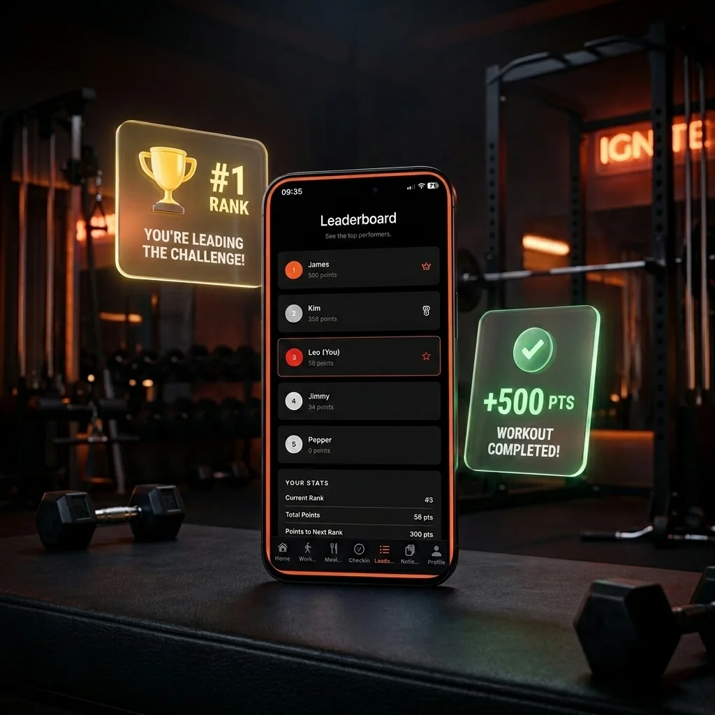 Ignite App Leaderboard and Rewards